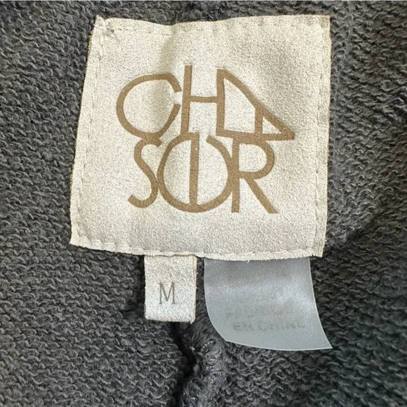 Chaser Black Women’s Soft Cozy High Waist Ruffle Hem Drawstring Shorts - Picture 7 of 13